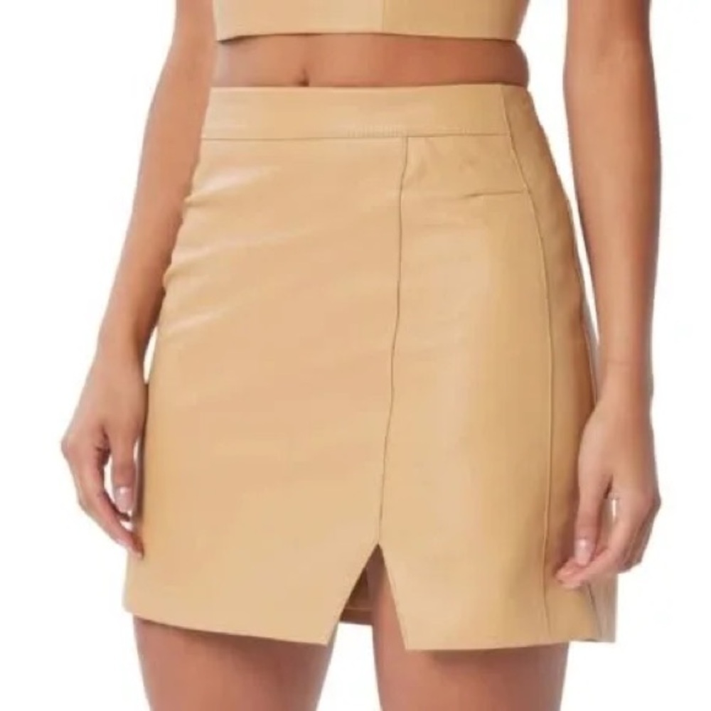 NWT Lita by Ciara Leader leather skirt